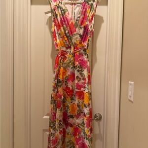 Calvin Klein Vibrant Floral Maxi Dress size22W